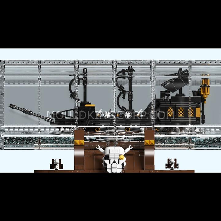 Actual product image Mould King Ship in a bottle Black Pearl