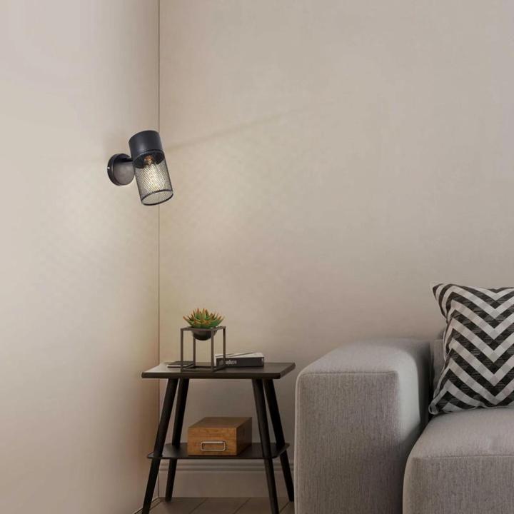 Image du produit Brilliant Kamolo Spot mural noir mat (E27)