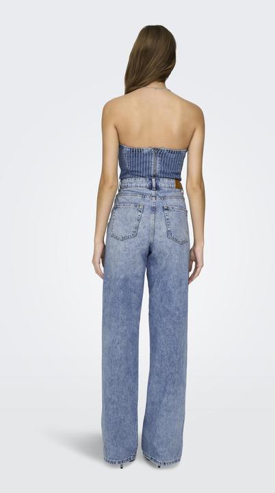 Immagine prodotto Only Taglio a gamba larga Vita alta Orlo aperto Jeans Taglio ampio (W28/L32)