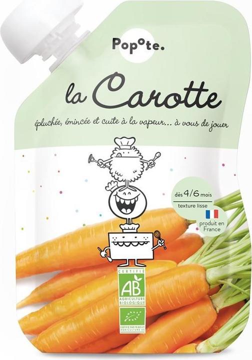 Popote Quetschie Karotte BIO (120 g)