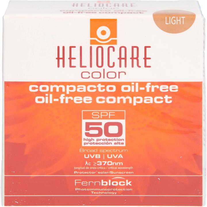 Image du produit Heliocare COLOR COMPACTO OIL-FREE SPF50 #light 10 gr (Crème solaire visage, SPF 50, 68 g)