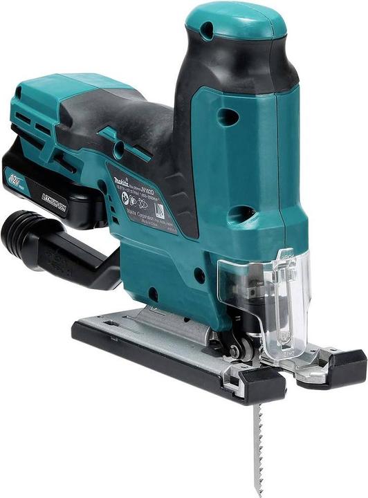 Image du produit Makita JV102DZ Scie à onglets sans fil 12V MAX, moteur BL, sans batteries ni chargeur.