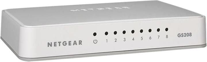 Actual product image Netgear Gs208-100pes (8 Ports)
