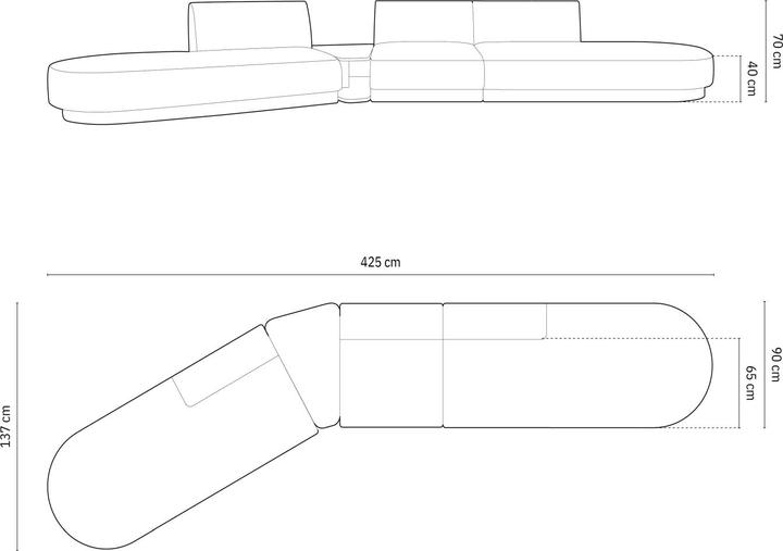 Actual product image Micadoni Miley (2 person sofa, 3-seater, 4-seater)