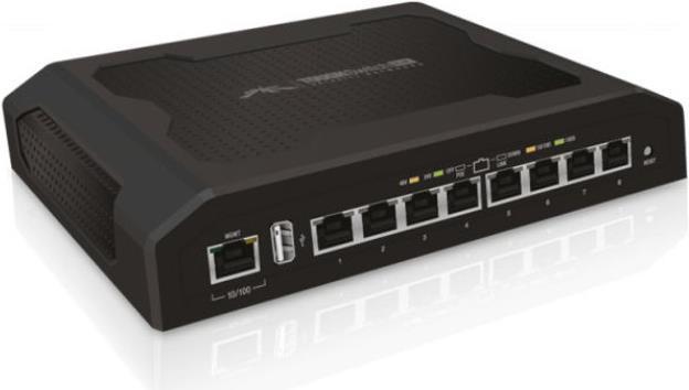 Image du produit Ubiquiti Toughswitch, TS-8-PRO, 24/48 volts PoE passif (8 Ports)