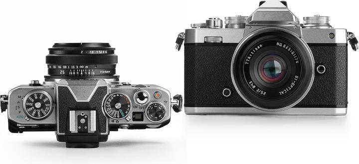 Produktbild TTArtisan 25mm f/2 für MFT (Micro Four Thirds, APS-C / DX)