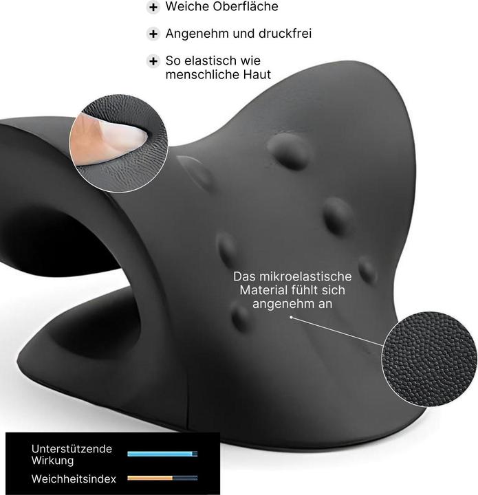 Image du produit Hermex Coussin de soutien cervical Coussin de massage cervical Coussin de massage cervical