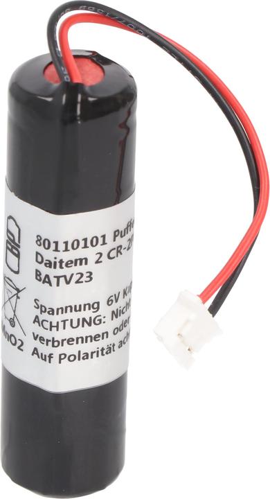Produktbild AccuCell Batterie für Daitem 2 CR-2PE/BN, BATV-23, BATV23 (1 Stk., CR2, 850 mAh)