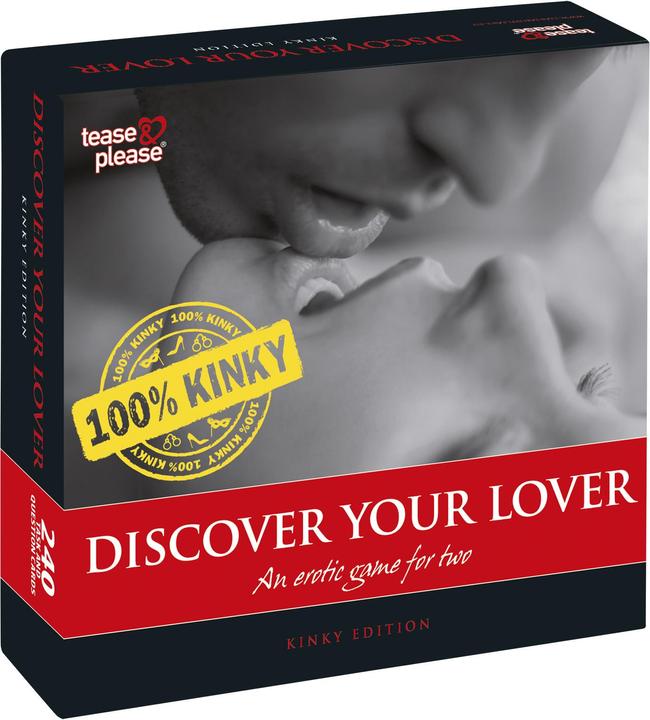 Produktbild tease & please Discover Your Lover 100% Kinky (Kartenspiel, Englisch)