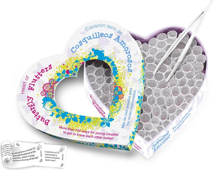 Productafbeelding tease & please Hart van de vlinder fladdert (Diverse, Engels, Spaans)