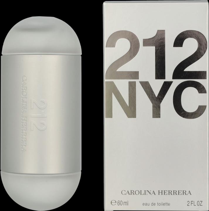 Actual product image Carolina Herrera 212 by Eau de Toilette Spray (Neue Verpackung) 60 ml (Eau de toilette, 60 ml)