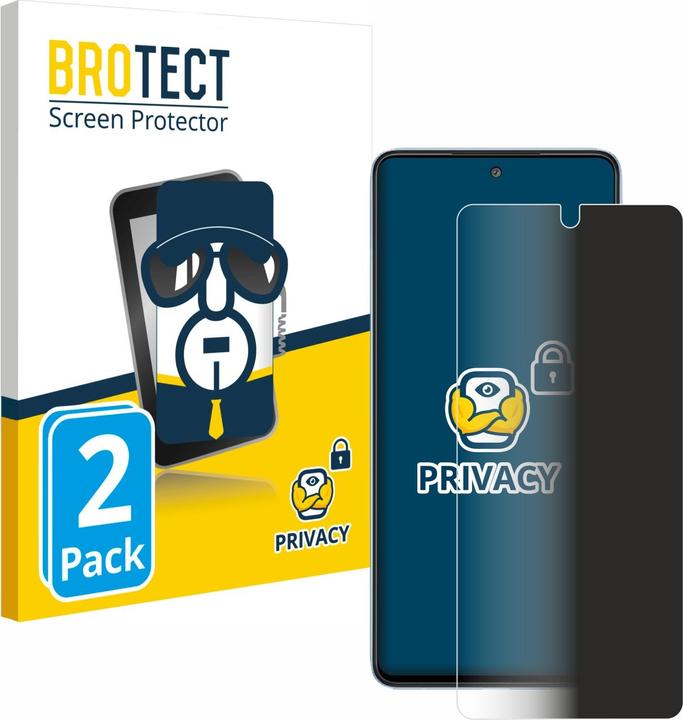 Immagine prodotto BROTECT Pellicola privacy antispia Pellicola di protezione dalla luce blu (2 Pezzo/i, Samsung Galaxy M52 5G)