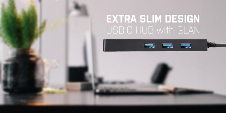 Actual product image i-tec C31gl3slim (USB-C, 4 Ports)