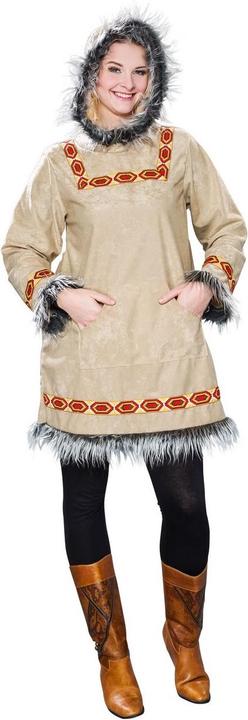 Actual product image Festartikel Müller Eskimo woman costume: hooded dress (36, 37, 38)
