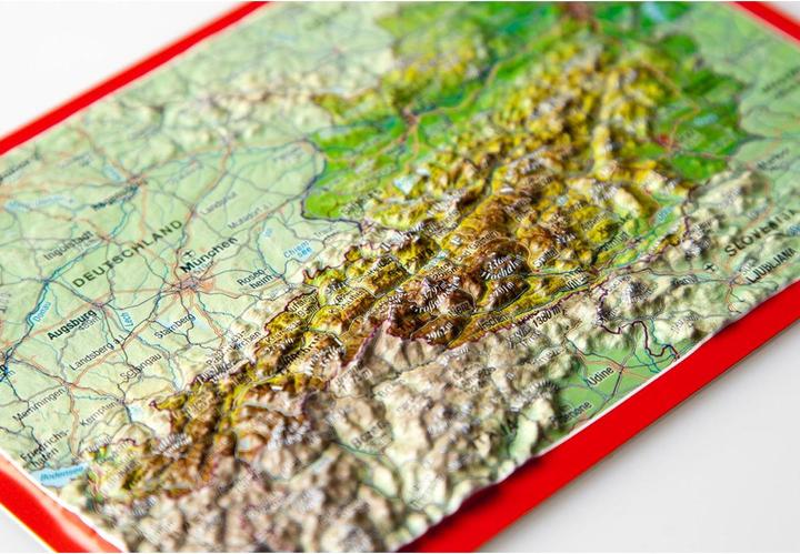 Image du produit Carte postale 3D en relief Autriche