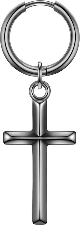 Image du produit True Rebels Créoles hommes croix - 36734 (Acier inoxydable)