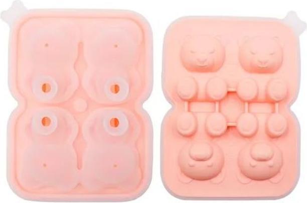 Image du produit MU Style Moule à glaçons en silicone 3D Teddy Bear