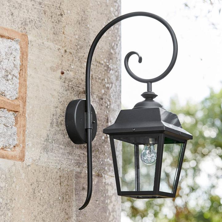 Image du produit Loberon Applique d'extérieur Lewarde noir (E27, IP23)