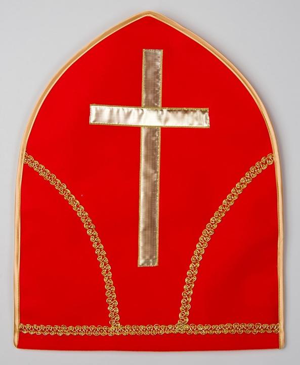 Actual product image Festartikel Müller Samichlaus mitre: bishop cap fleece