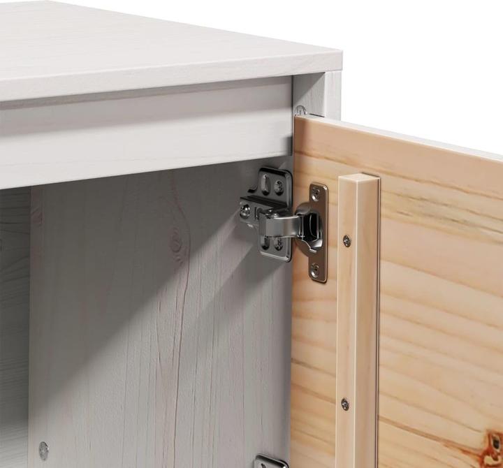 Produktbild VidaXL TV-Schrank Weiss 156x37x45 cm Massivholz Kiefer,Farbe