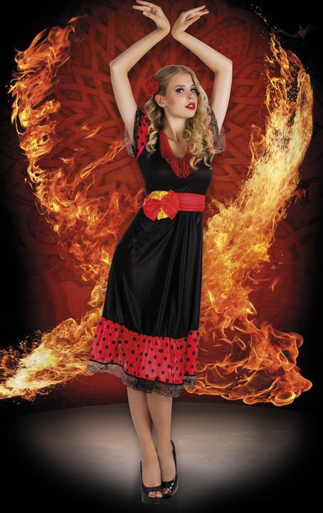 Produktbild Boland Kostüm Flamenco Tänzerin: Damenkleid Spanierin (40, 42)
