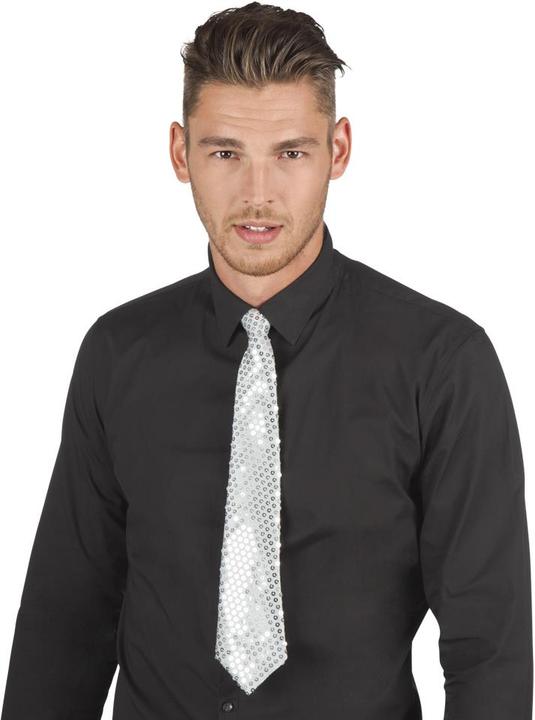 Actual product image Fortura Glitter sequin tie: Glitter