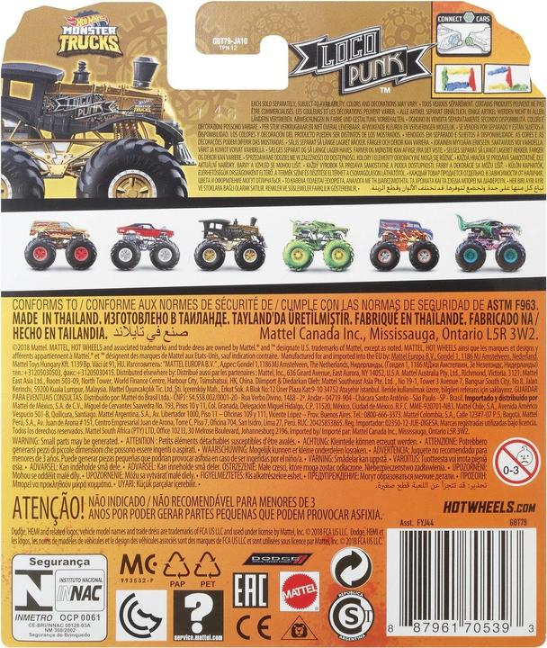 Produktbild Hot Wheels Monster Trucks Loco Punk