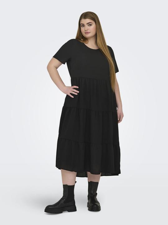 Produktbild Only Normal geschnitten Rundhals Langes Kleid Kleid (42)