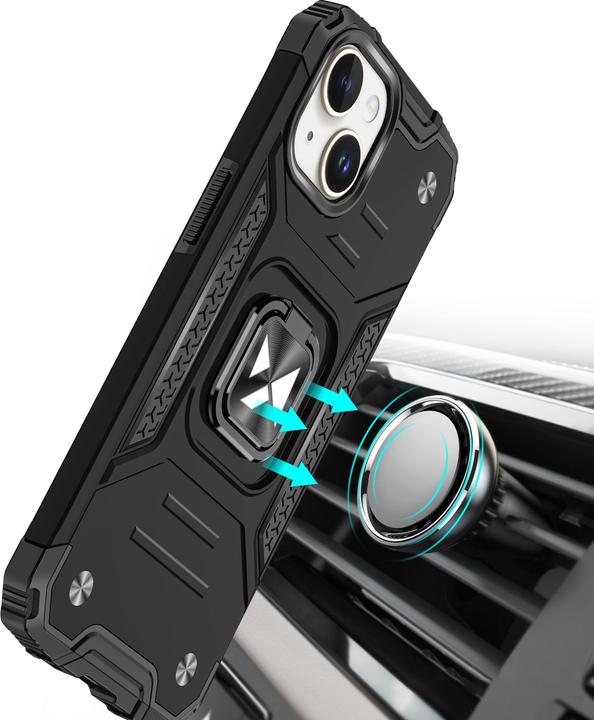 Produktbild Wozinsky Ring Armor iPhone 15 iPhone 15 Ring Armor Hülle – rot (Apple iPhone 15)