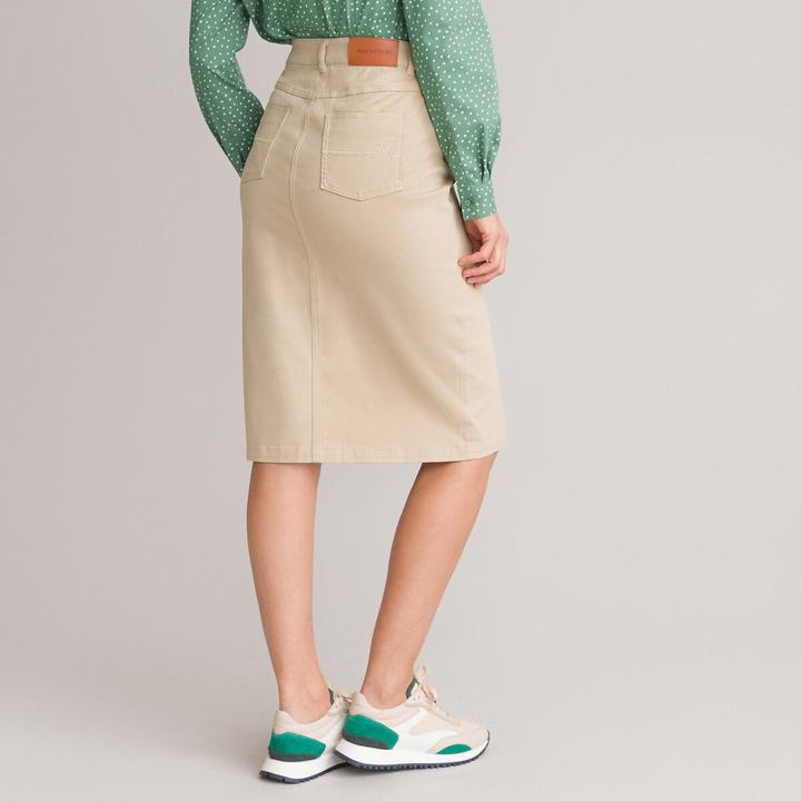 Produktbild Anne Weyburn Gerader Rock aus Baumwollstretch (38)