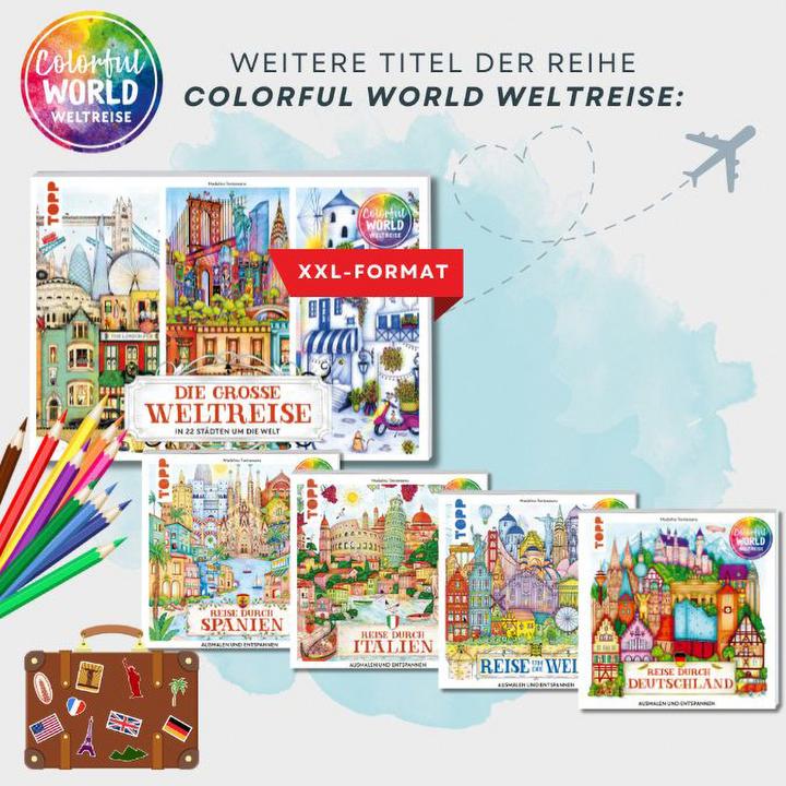 Produktbild Topp Buch "Colorful World Weltreise - Reise durch Deutschland" (Deutsch, Madalina Tantareanu, 2025)
