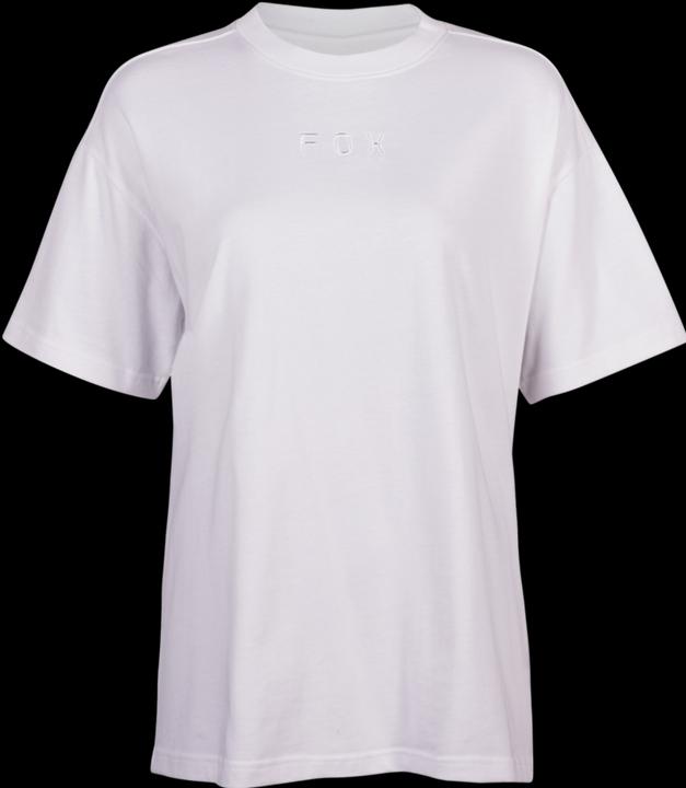 Actual product image Fox Tee 23 W Wordmark Os Ss Wht M (M)