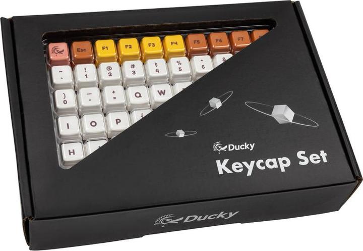 Actual product image Ducky Daisy PBT Dye Sublimation Set - 133 Keycaps