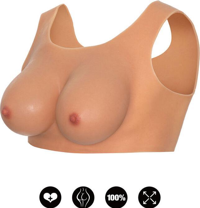 Actual product image Hidden Desire Alter Ego Wearable Breast-Top D-Cup Flesh