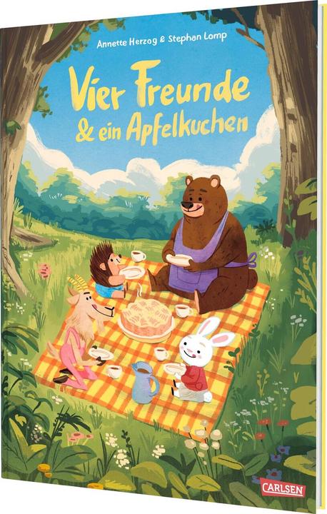Produktbild Vier Freunde und ein Apfelkuchen (Deutsch, Annette Herzog, Stephan Lomp, 2025)