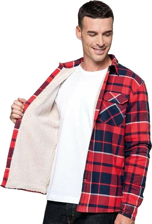 Produktbild Kariban Sherpa Futter KaroHemd Jacke (XXL)