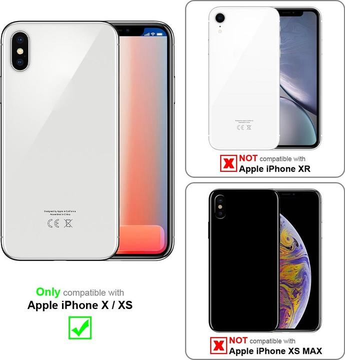 Image du produit Cadorabo Coque pour Apple iPhone X / XS universel avec Clip (Apple iPhone X)