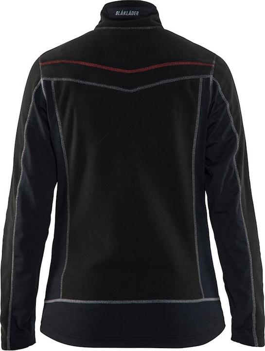 Produktbild Blakläder Damen Microfleece Jacke Modell 4924.1010 schwarz/rot (M)