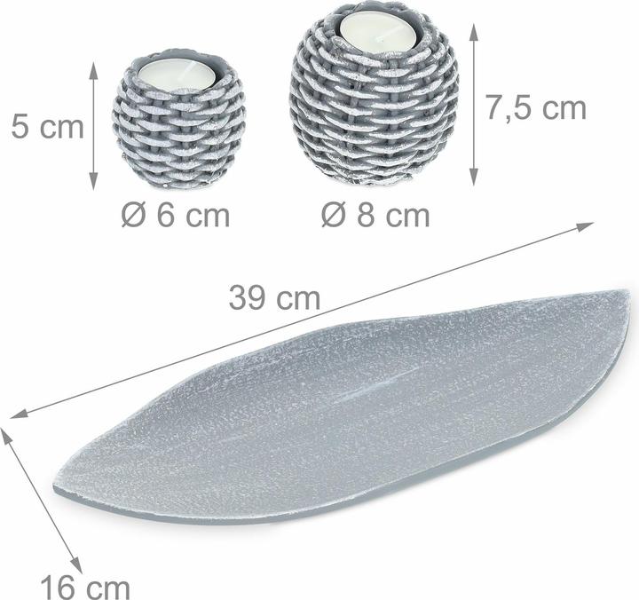 Actual product image Relaxdays Gazebo Weights, Pack of 4 (27 cm, 12 cm)