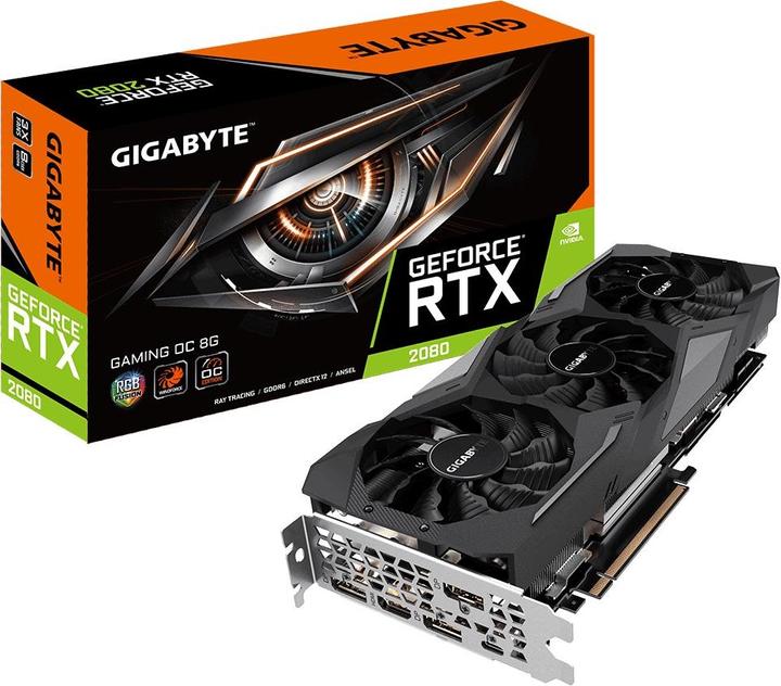 Image du produit Gigabyte GeForce RTX 2080 Gaming OC (8 Go)