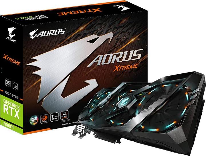 Produktbild Gigabyte Aorus GeForce RTX 2080 Ti Xtreme (11 GB)