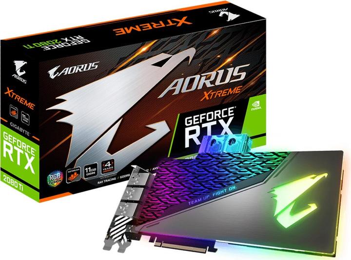 Actual product image Gigabyte Aorus GeForce RTX 2080 Ti Xtreme Waterforce WB (11 GB)