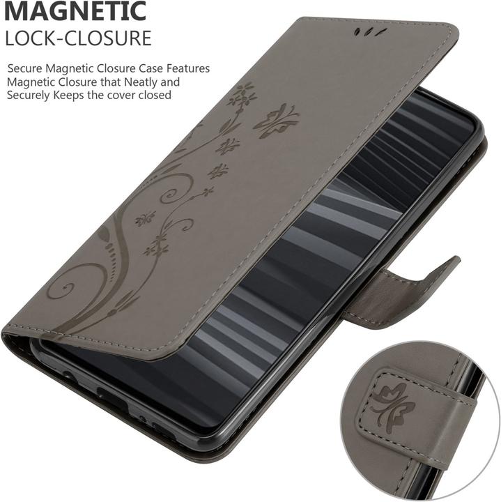 Produktbild Cadorabo Flower Book Hülle für Realme GT 2 / GT Neo 2 (Realme GT Neo 2, Realme GT 2)