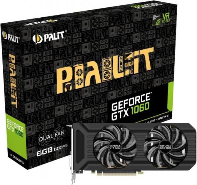 Produktbild Palit GeForce GTX 1060 Dual (6 GB)