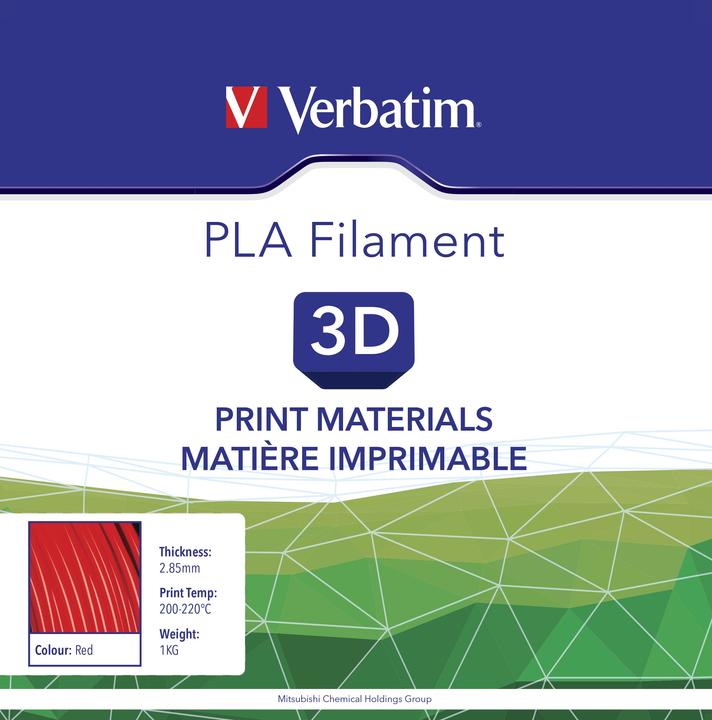 Immagine prodotto Verbatim Filamento (PLA, 2.85 mm, 1000 g, Rosso)
