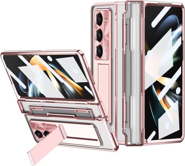 Image du produit Cover-Discount Galaxy Z Fold5 - Housse de protection à 360 degrés avec kickstand rose (Samsung Galaxy Z Fold5)