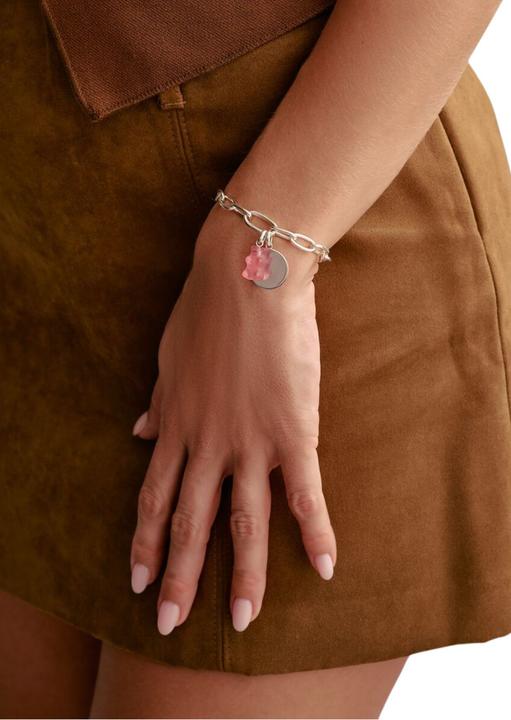 Immagine prodotto Thomas Sabo Charm-Armband mit einem Connect Link Silber (19 cm, Argento)