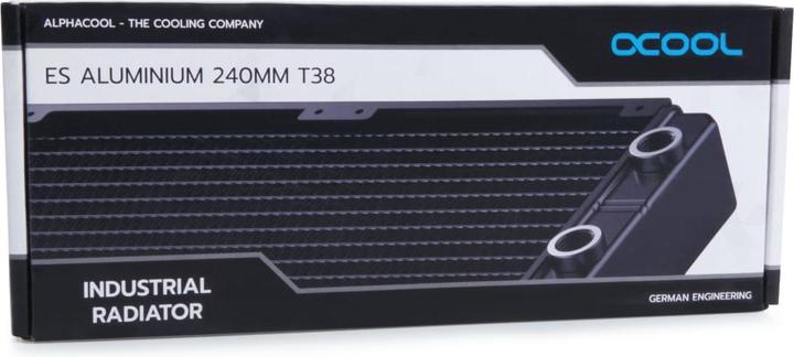 Actual product image Alphacool Alpha ES Aluminium 240 mm T38 -Industry 1021477 (120 mm)