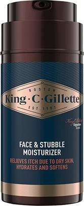 Gillette King C. Face & Stubble Moisturizer 100 Ml (Pompe de pulvérisation après-rasage, 100 ml)