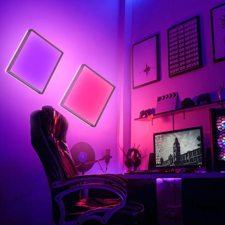 Immagine prodotto B.K.Licht Pannello RGB/W-LED ultrapiatto, nero, 1xLED/22W (2700 lm)